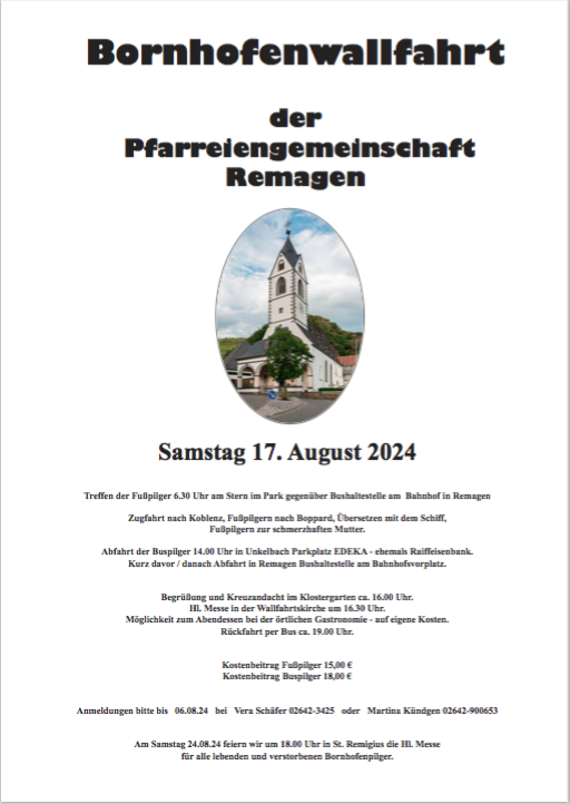 Bildschirmfoto Bornhofen 2024